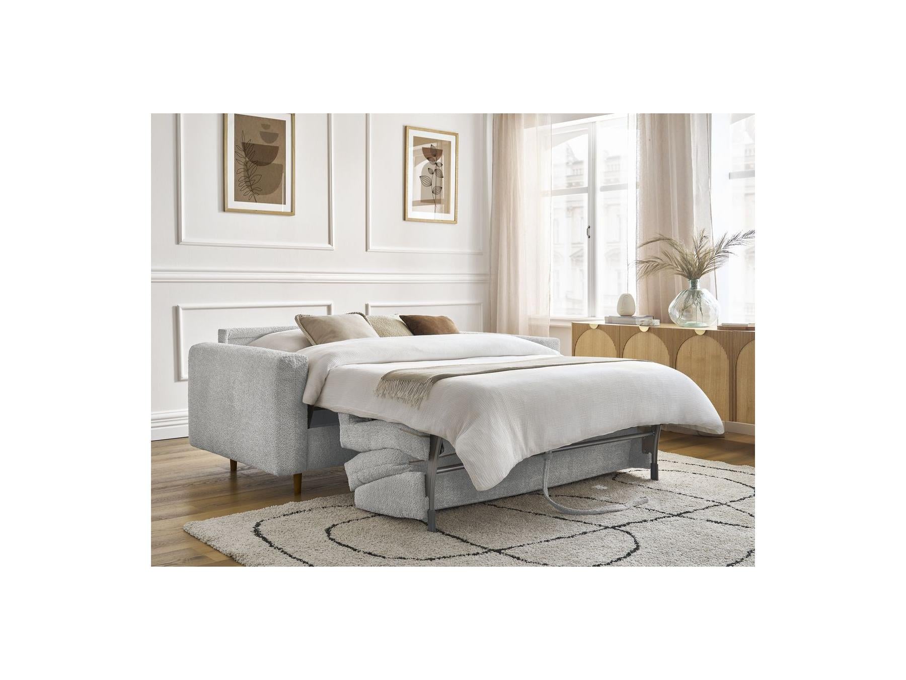 Cocoone - Canapé Droit Convertible Nouveau Ouverture Express - Tissu Bouclette