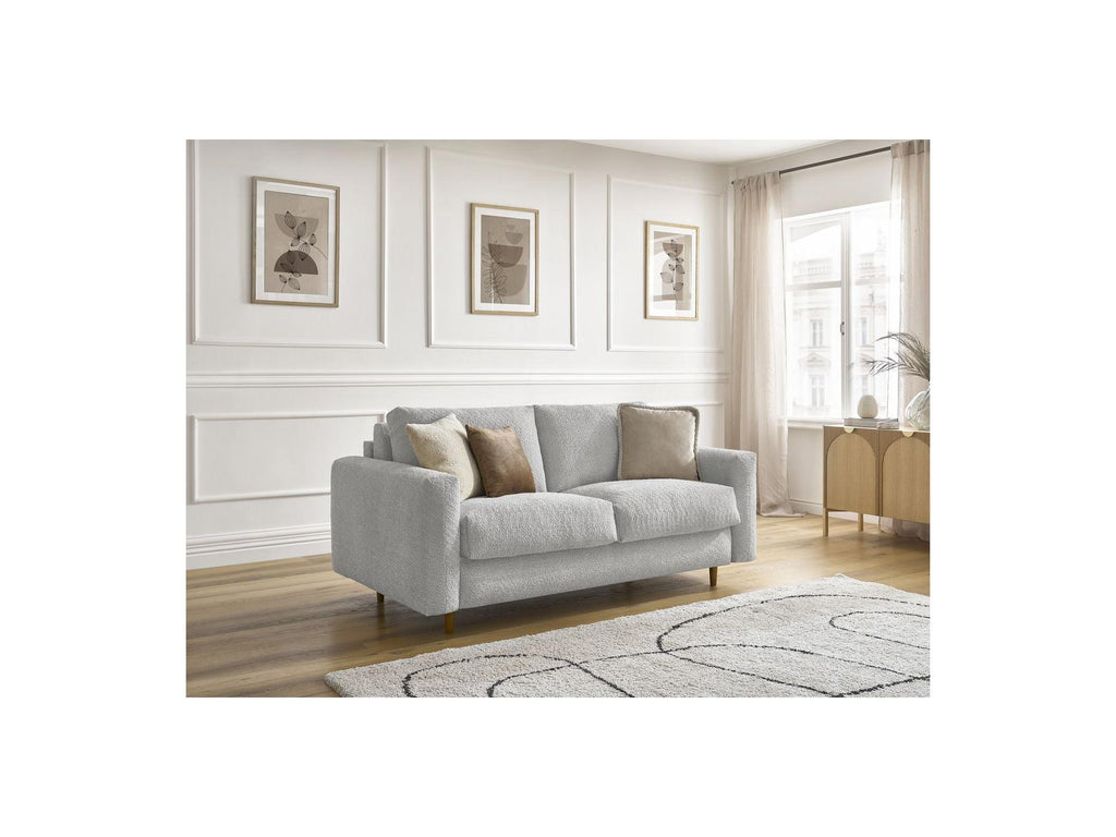 Cocoone - Canapé Droit Convertible Nouveau Ouverture Express - Tissu Bouclette