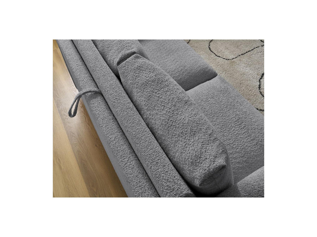 Cocoone - Canapé Droit Convertible Nouveau Ouverture Express - Tissu Bouclette