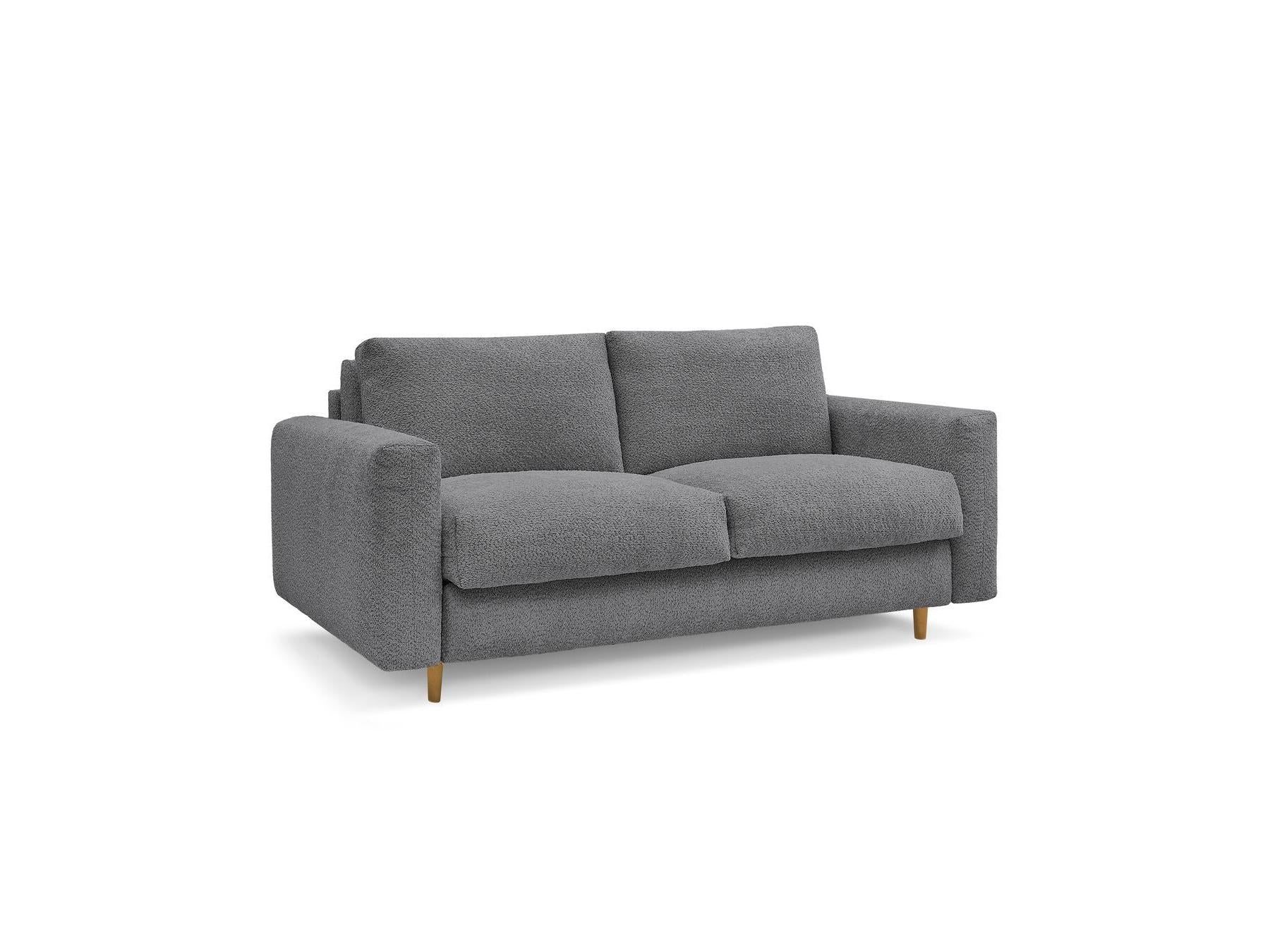 Cocoone - Canapé Droit Convertible Nouveau Ouverture Express - Tissu Bouclette