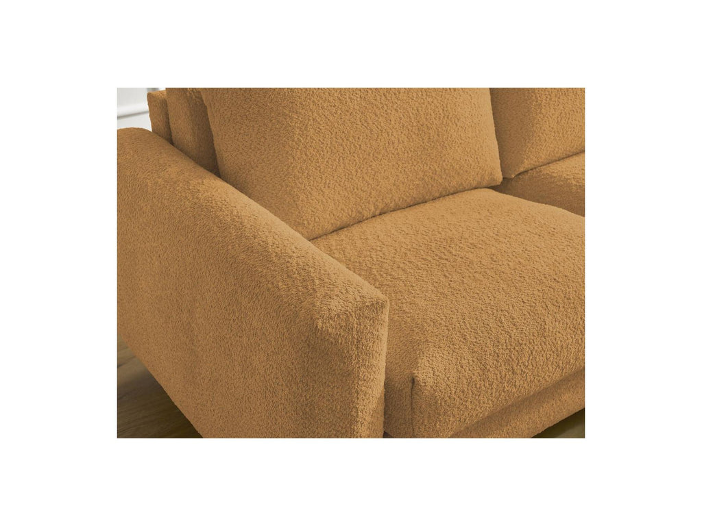 Cocoone - Canapé Droit Convertible Nouveau Ouverture Express - Tissu Bouclette