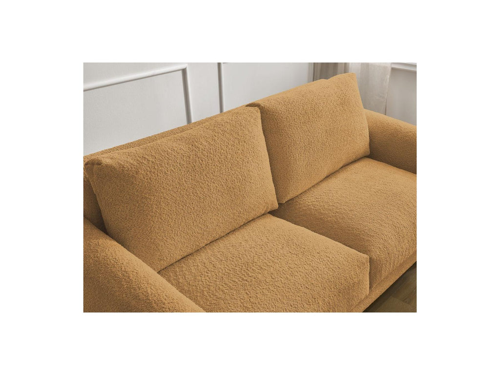 Cocoone - Canapé Droit Convertible Nouveau Ouverture Express - Tissu Bouclette