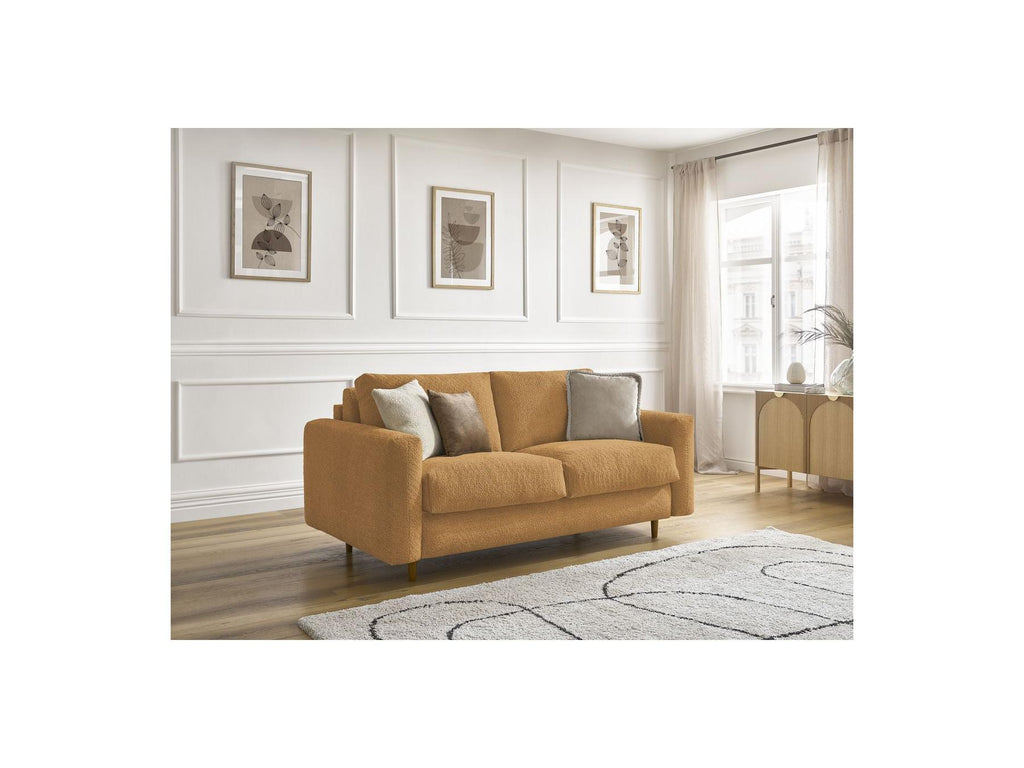 Cocoone - Canapé Droit Convertible Nouveau Ouverture Express - Tissu Bouclette