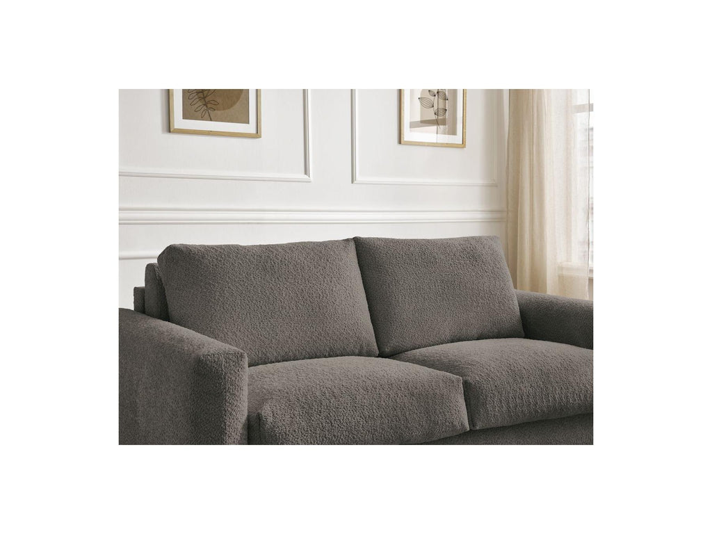Cocoone - Canapé Droit Convertible Nouveau Ouverture Express - Tissu Bouclette