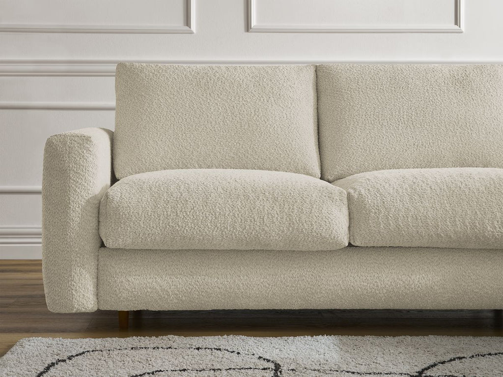 Cocoone - Canapé D'Angle Réversible Convertible Nouveau Ouverture Express - Tissu Bouclette