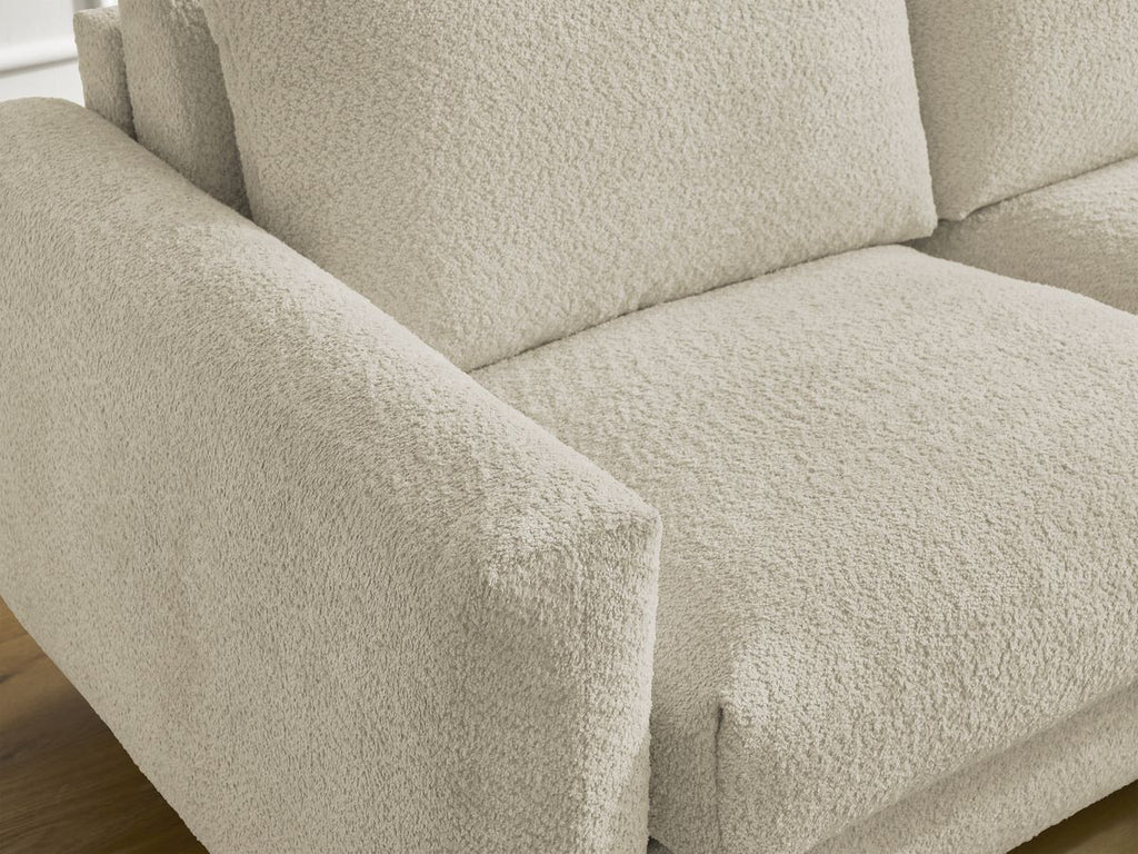 Cocoone - Canapé D'Angle Réversible Convertible Nouveau Ouverture Express - Tissu Bouclette
