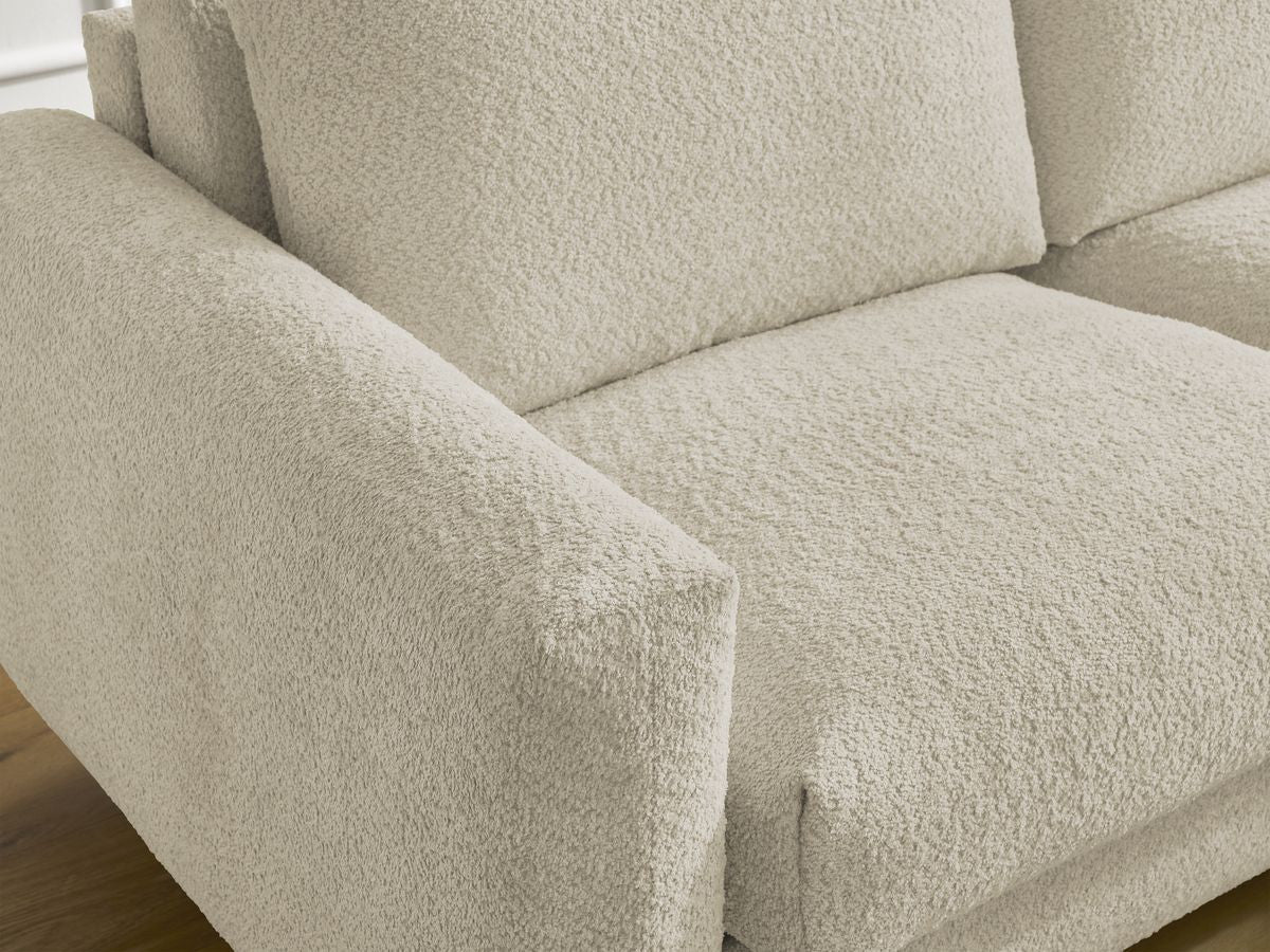 Cocoone - Canapé D'Angle Réversible Convertible Nouveau Ouverture Express - Tissu Bouclette