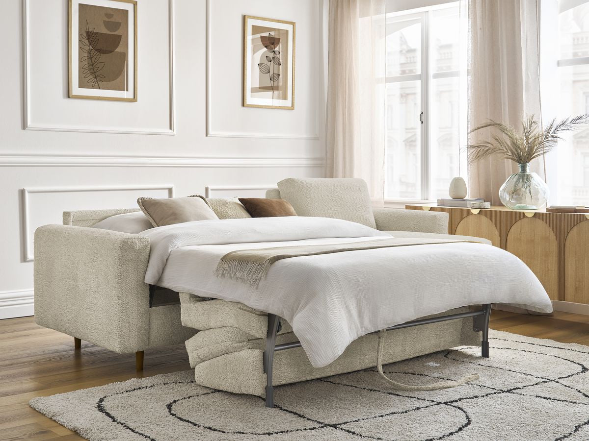 Cocoone - Canapé D'Angle Réversible Convertible Nouveau Ouverture Express - Tissu Bouclette