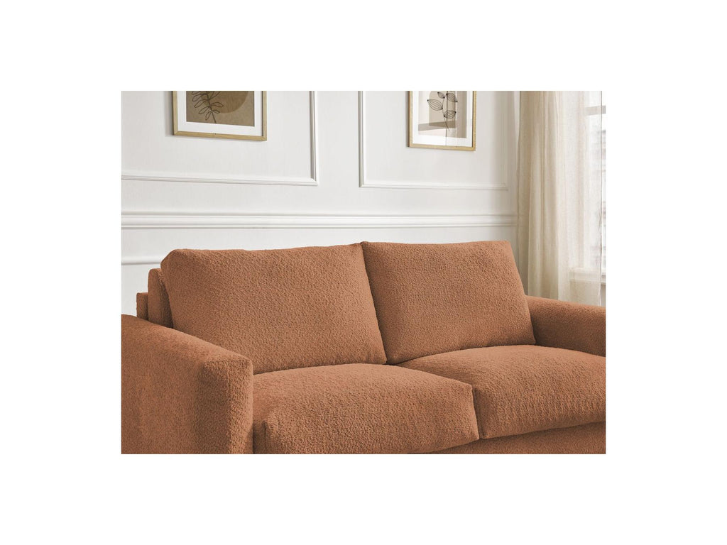 Cocoone - Canapé Droit Convertible Nouveau Ouverture Express - Tissu Bouclette