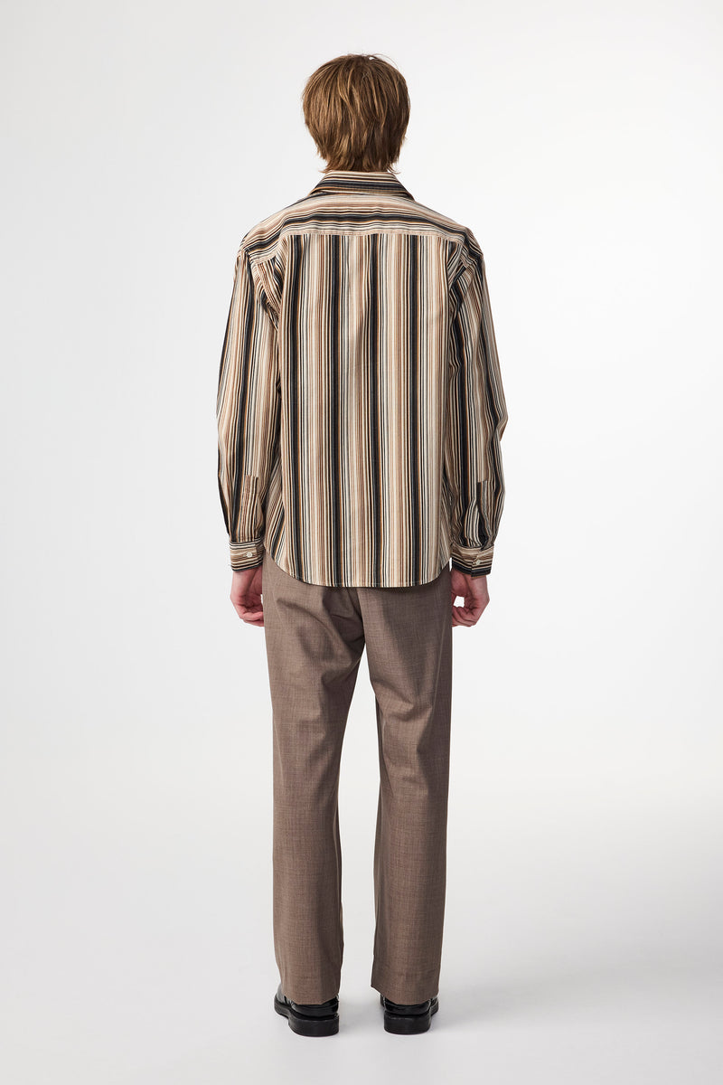 Chemise Deon - Green Stripe
