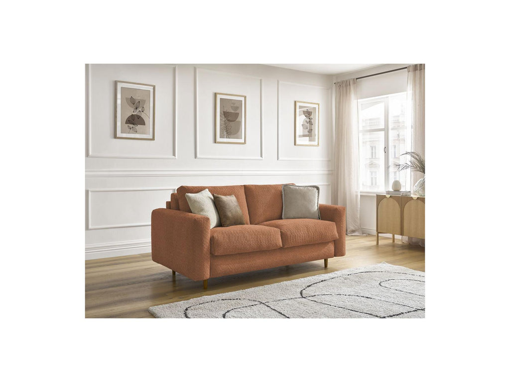 Cocoone - Canapé Droit Convertible Nouveau Ouverture Express - Tissu Bouclette