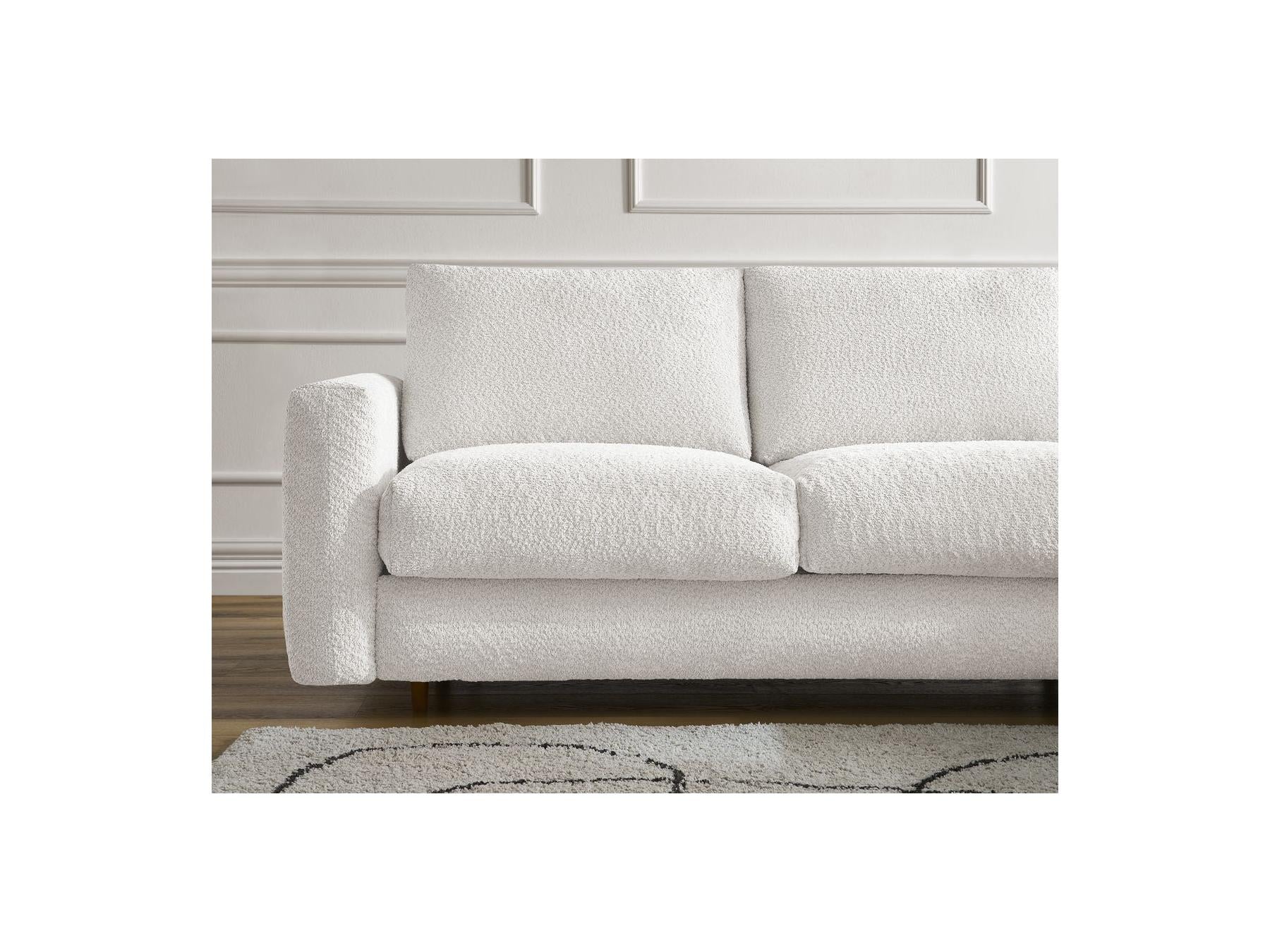 Cocoone - Canapé D'Angle Réversible Convertible Nouveau Ouverture Express - Tissu Bouclette