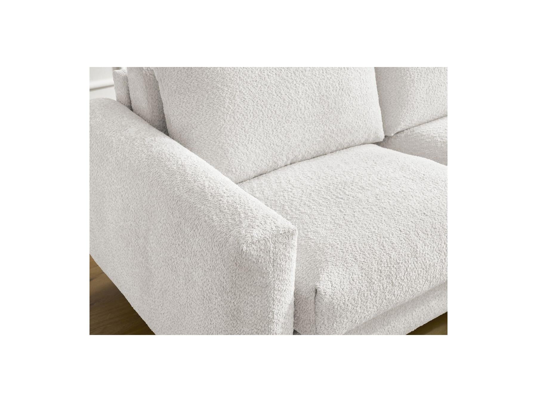 Cocoone - Canapé D'Angle Réversible Convertible Nouveau Ouverture Express - Tissu Bouclette