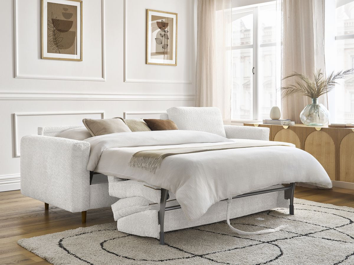 Cocoone - Canapé D'Angle Réversible Convertible Nouveau Ouverture Express - Tissu Bouclette