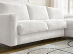 Cocoone - Canapé D'Angle Réversible Convertible Nouveau Ouverture Express - Tissu Bouclette