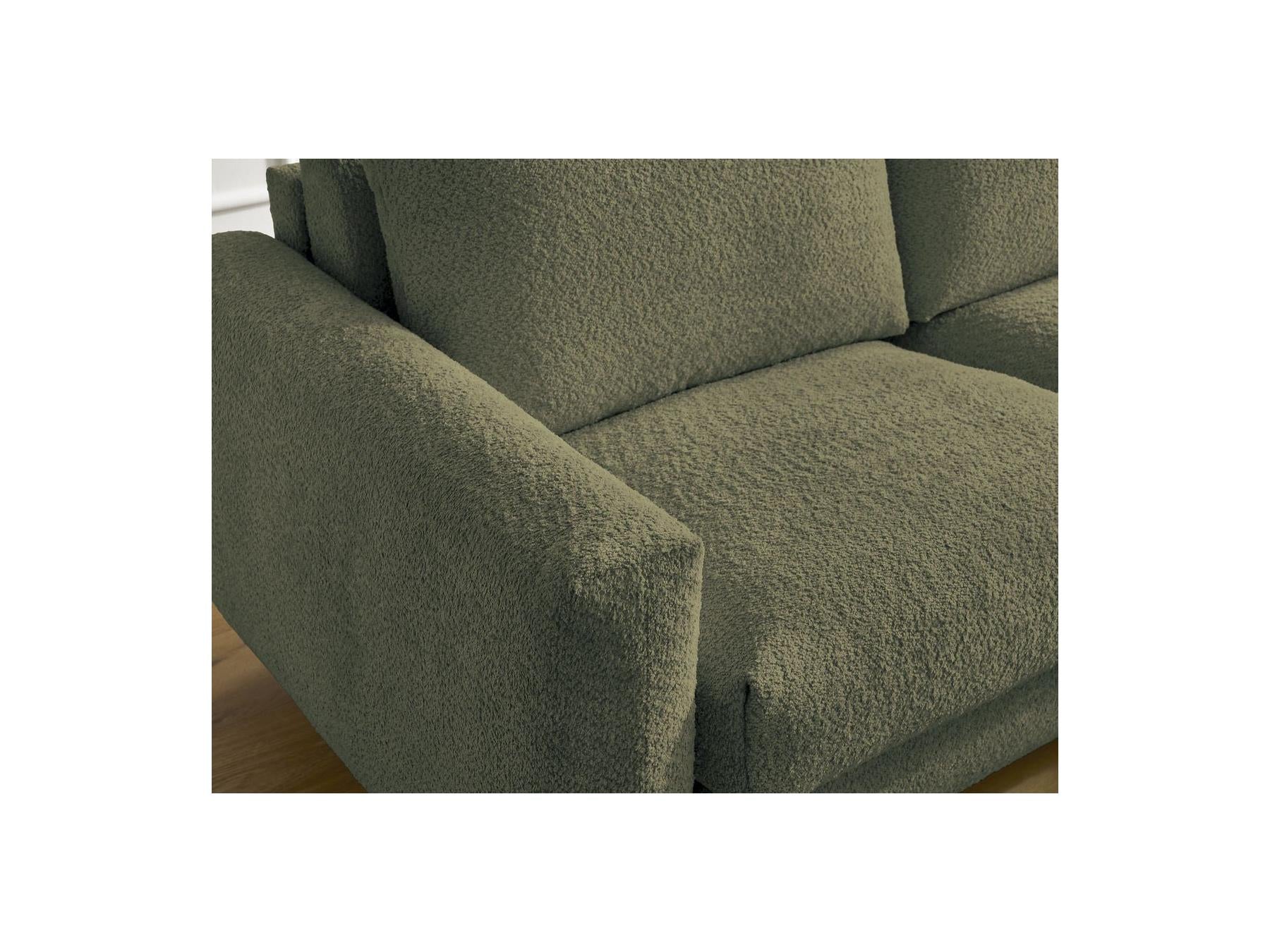 Cocoone - Canapé Droit Convertible Nouveau Ouverture Express - Tissu Bouclette