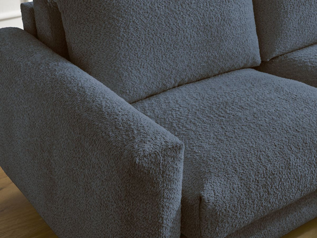 Cocoone - Canapé D'Angle Réversible Convertible Nouveau Ouverture Express - Tissu Bouclette