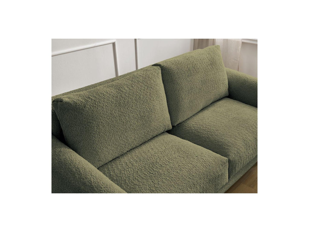 Cocoone - Canapé Droit Convertible Nouveau Ouverture Express - Tissu Bouclette