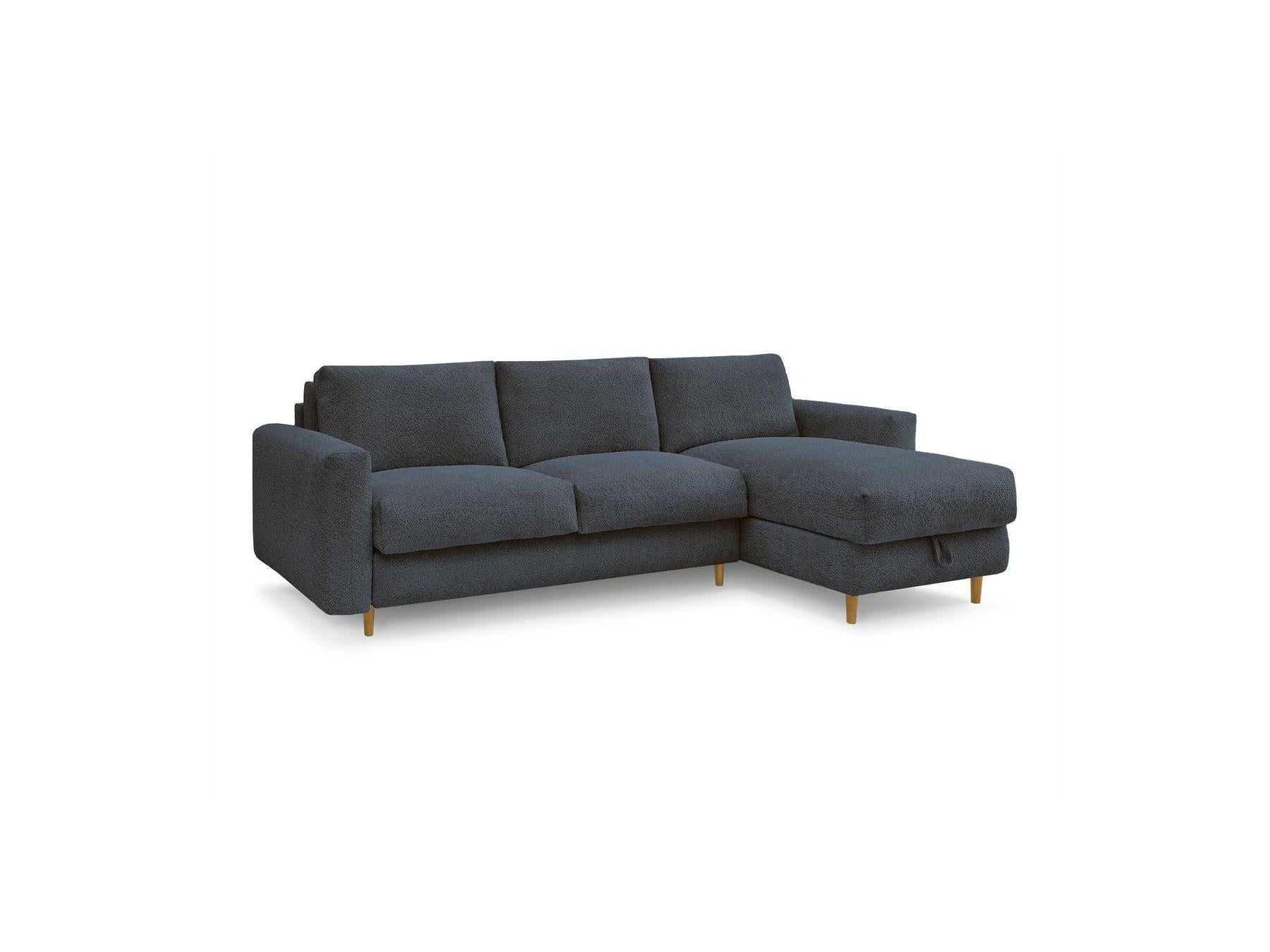 Cocoone - Canapé D'Angle Réversible Convertible Nouveau Ouverture Express - Tissu Bouclette