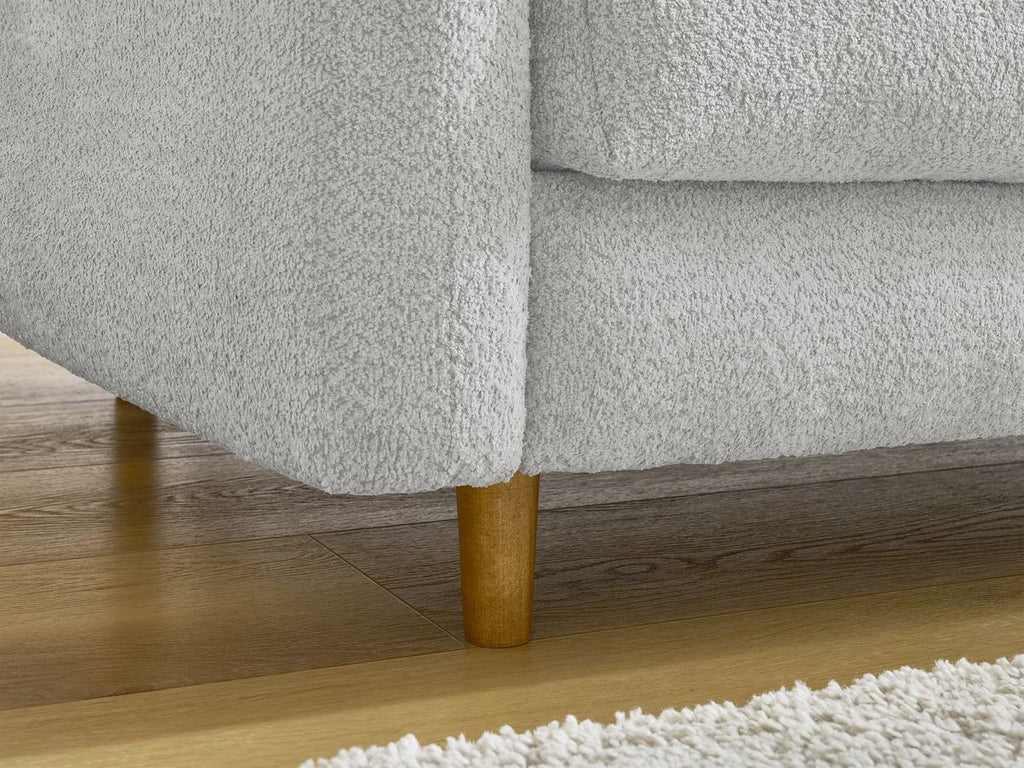 Cocoone - Canapé D'Angle Réversible Convertible Nouveau Ouverture Express - Tissu Bouclette