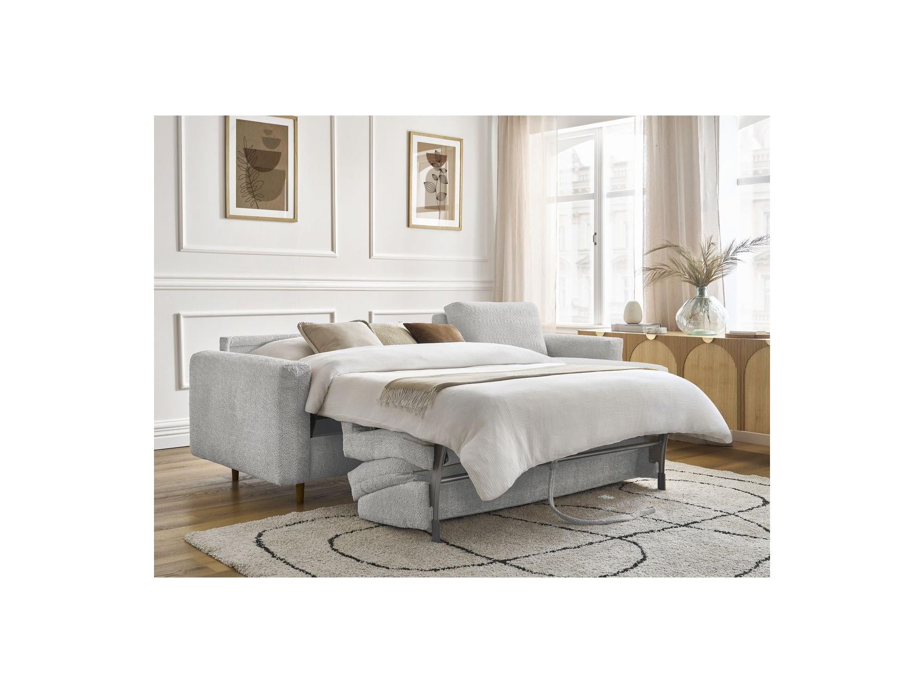 Cocoone - Canapé D'Angle Réversible Convertible Nouveau Ouverture Express - Tissu Bouclette