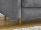 Cocoone - Canapé D'Angle Réversible Convertible Nouveau Ouverture Express - Tissu Bouclette