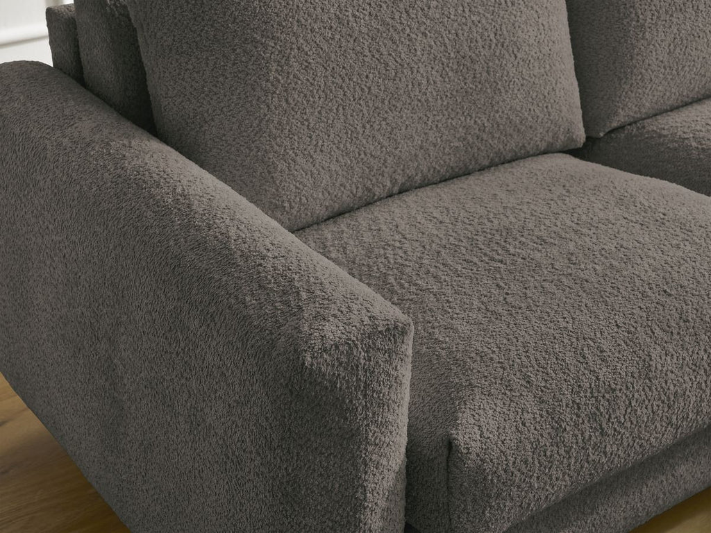 Cocoone - Canapé D'Angle Réversible Convertible Nouveau Ouverture Express - Tissu Bouclette