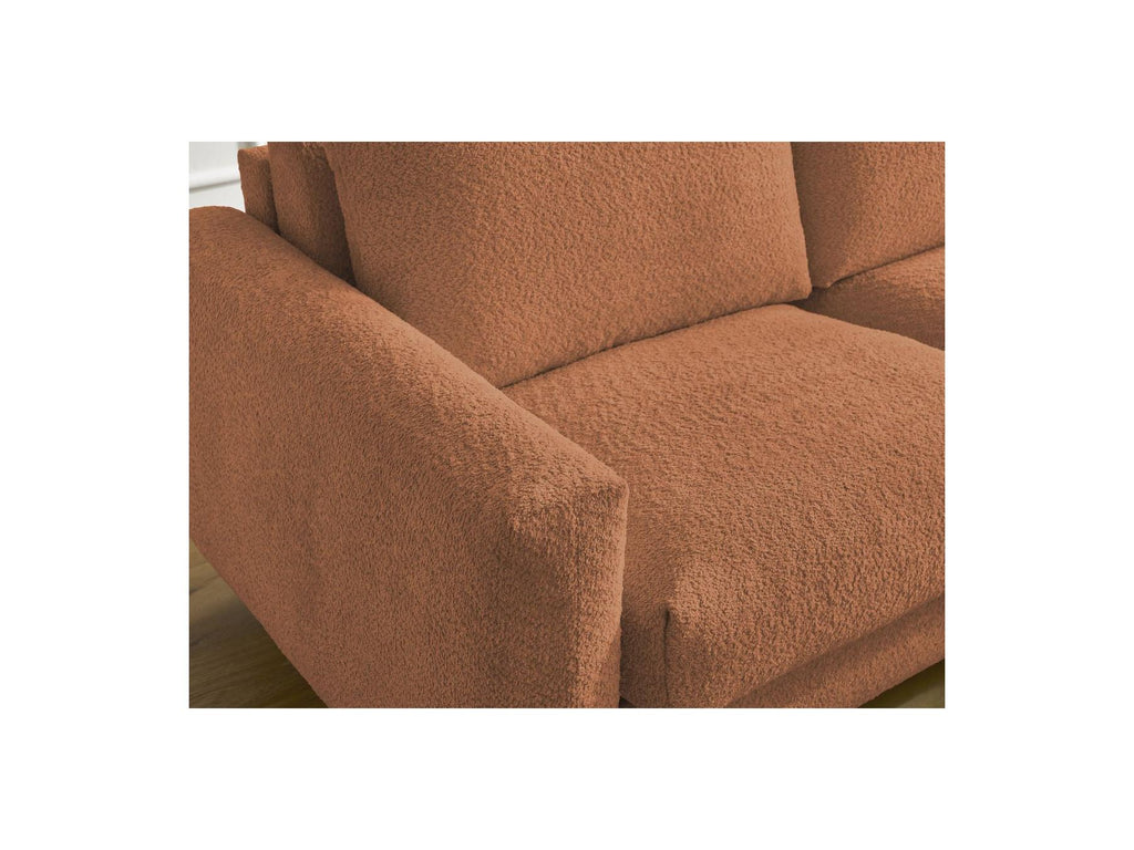 Cocoone - Canapé D'Angle Réversible Convertible Nouveau Ouverture Express - Tissu Bouclette