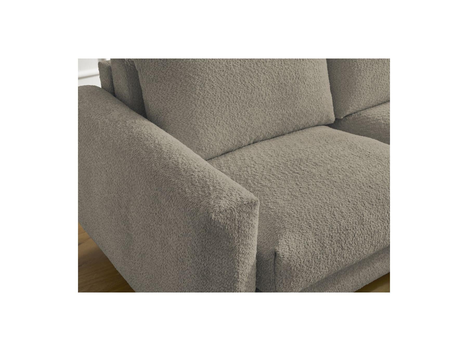 Cocoone - Canapé D'Angle Réversible Convertible Nouveau Ouverture Express - Tissu Bouclette