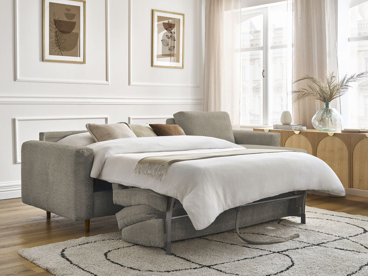 Cocoone - Canapé D'Angle Réversible Convertible Nouveau Ouverture Express - Tissu Bouclette