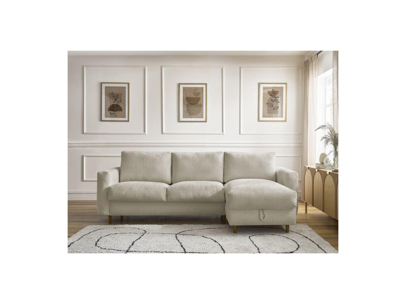 Canapé D'Angle Réversible Convertible - Nouveau Cocoone - Tissu Texturé