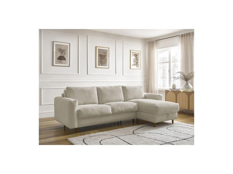 Canapé D'Angle Réversible Convertible - Nouveau Cocoone - Tissu Texturé