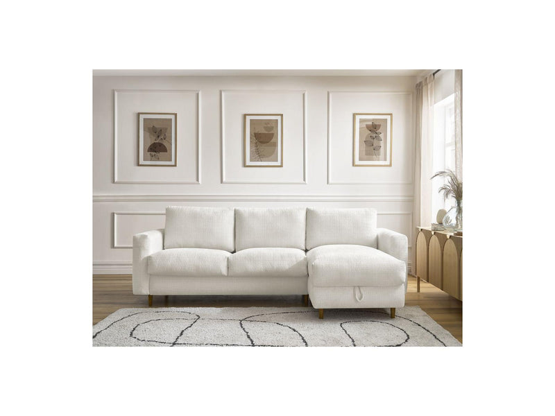 Canapé D'Angle Réversible Convertible - Nouveau Cocoone - Tissu Texturé