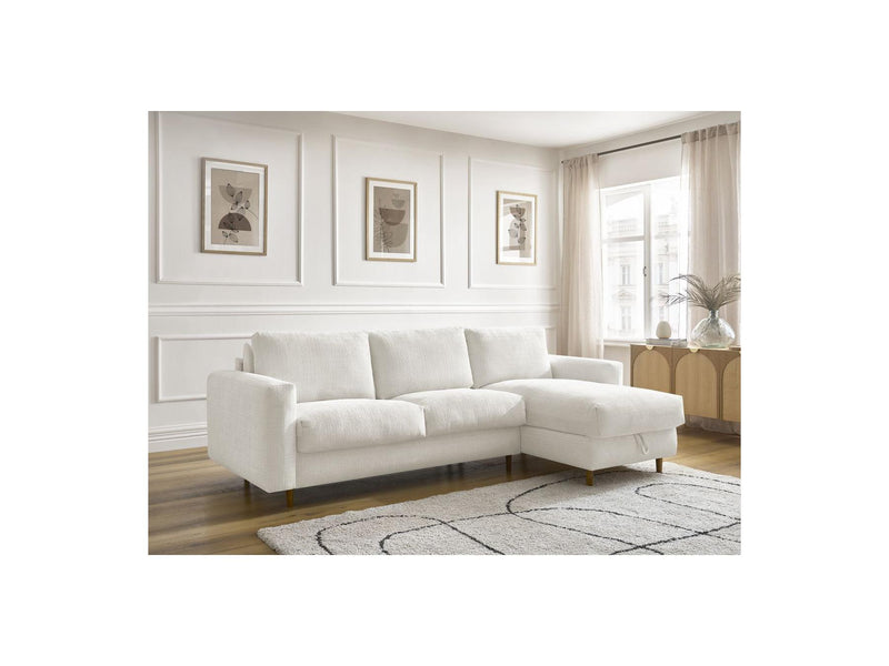 Canapé D'Angle Réversible Convertible - Nouveau Cocoone - Tissu Texturé