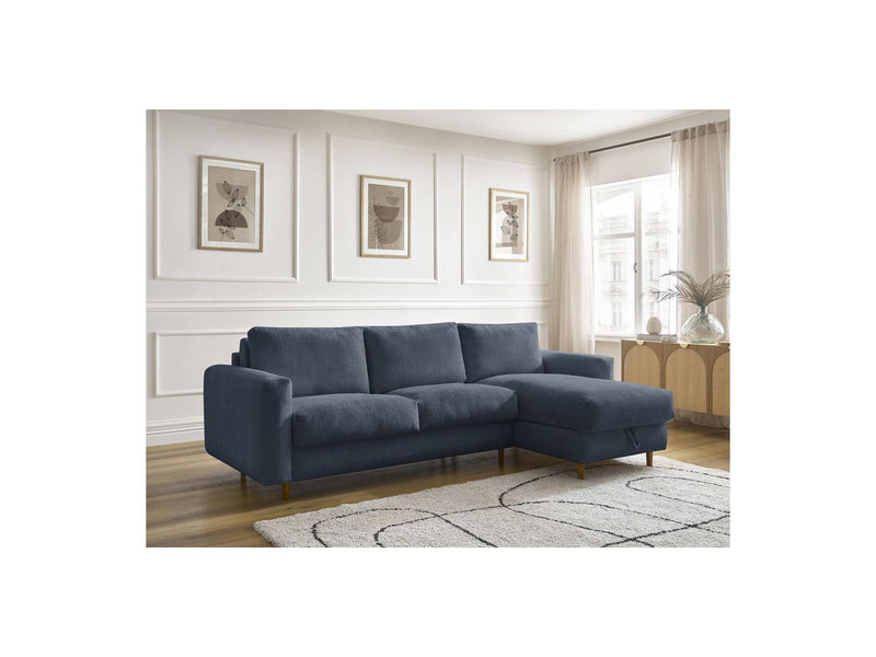 Canapé D'Angle Réversible Convertible - Nouveau Cocoone - Tissu Texturé