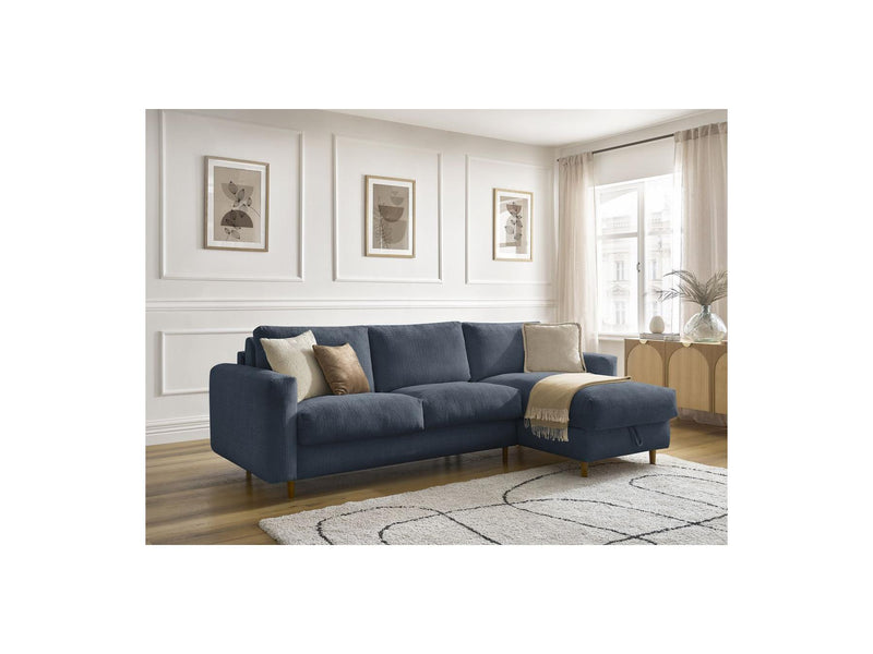 Canapé D'Angle Réversible Convertible - Nouveau Cocoone - Tissu Texturé