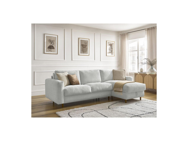 Canapé D'Angle Réversible Convertible - Nouveau Cocoone - Tissu Texturé