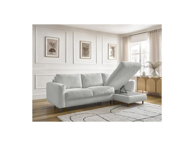 Canapé D'Angle Réversible Convertible - Nouveau Cocoone - Tissu Texturé