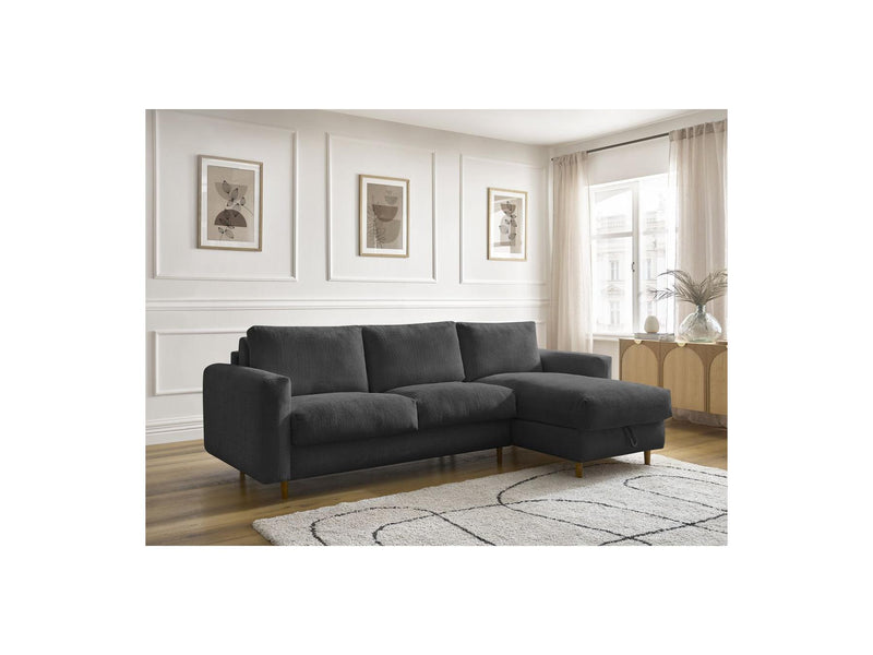 Canapé D'Angle Réversible Convertible - Nouveau Cocoone - Tissu Texturé