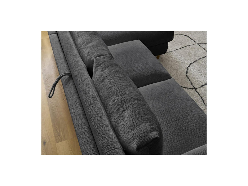 Canapé D'Angle Réversible Convertible - Nouveau Cocoone - Tissu Texturé