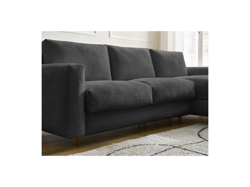 Canapé D'Angle Réversible Convertible - Nouveau Cocoone - Tissu Texturé