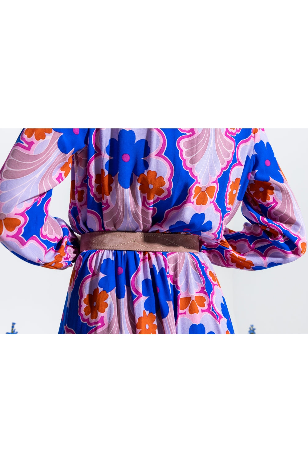 The Alice Blue Flower Dress