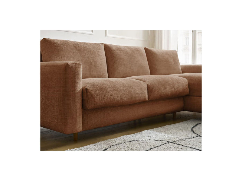 Canapé D'Angle Réversible Convertible - Nouveau Cocoone - Tissu Texturé