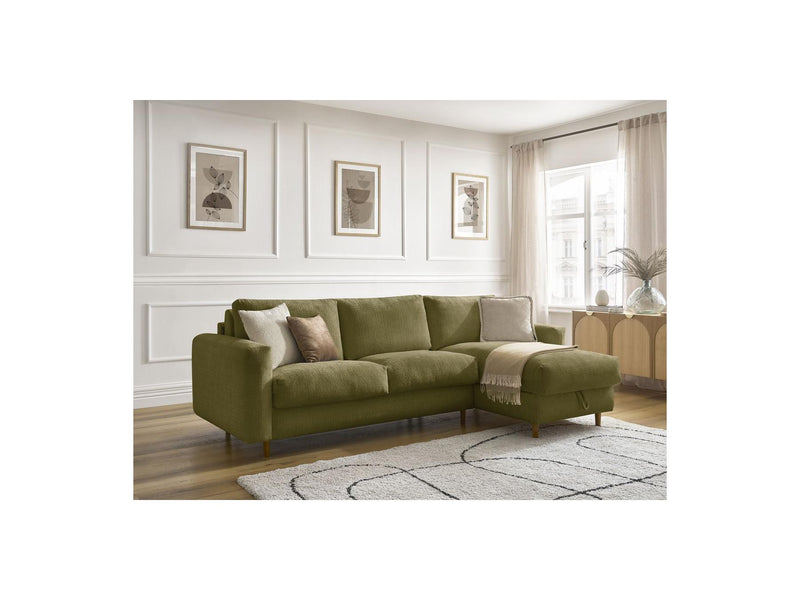 Canapé D'Angle Réversible Convertible - Nouveau Cocoone - Tissu Texturé