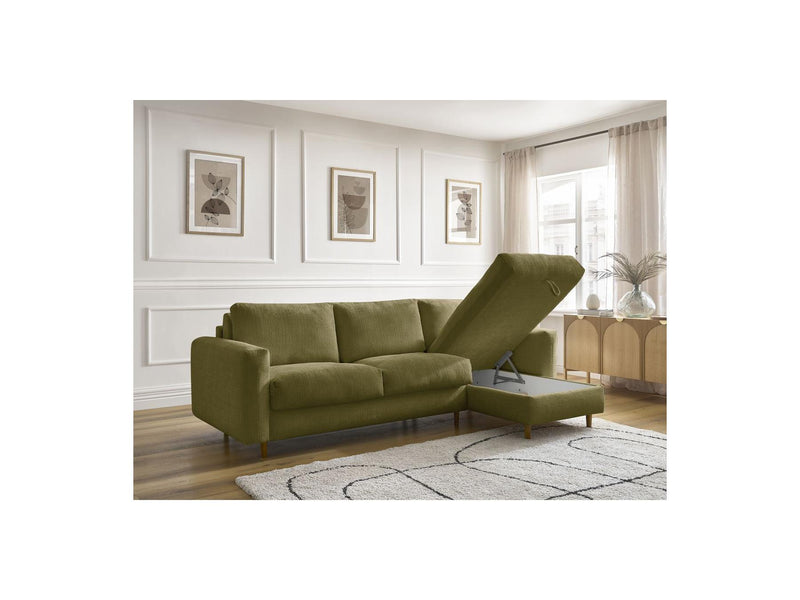 Canapé D'Angle Réversible Convertible - Nouveau Cocoone - Tissu Texturé