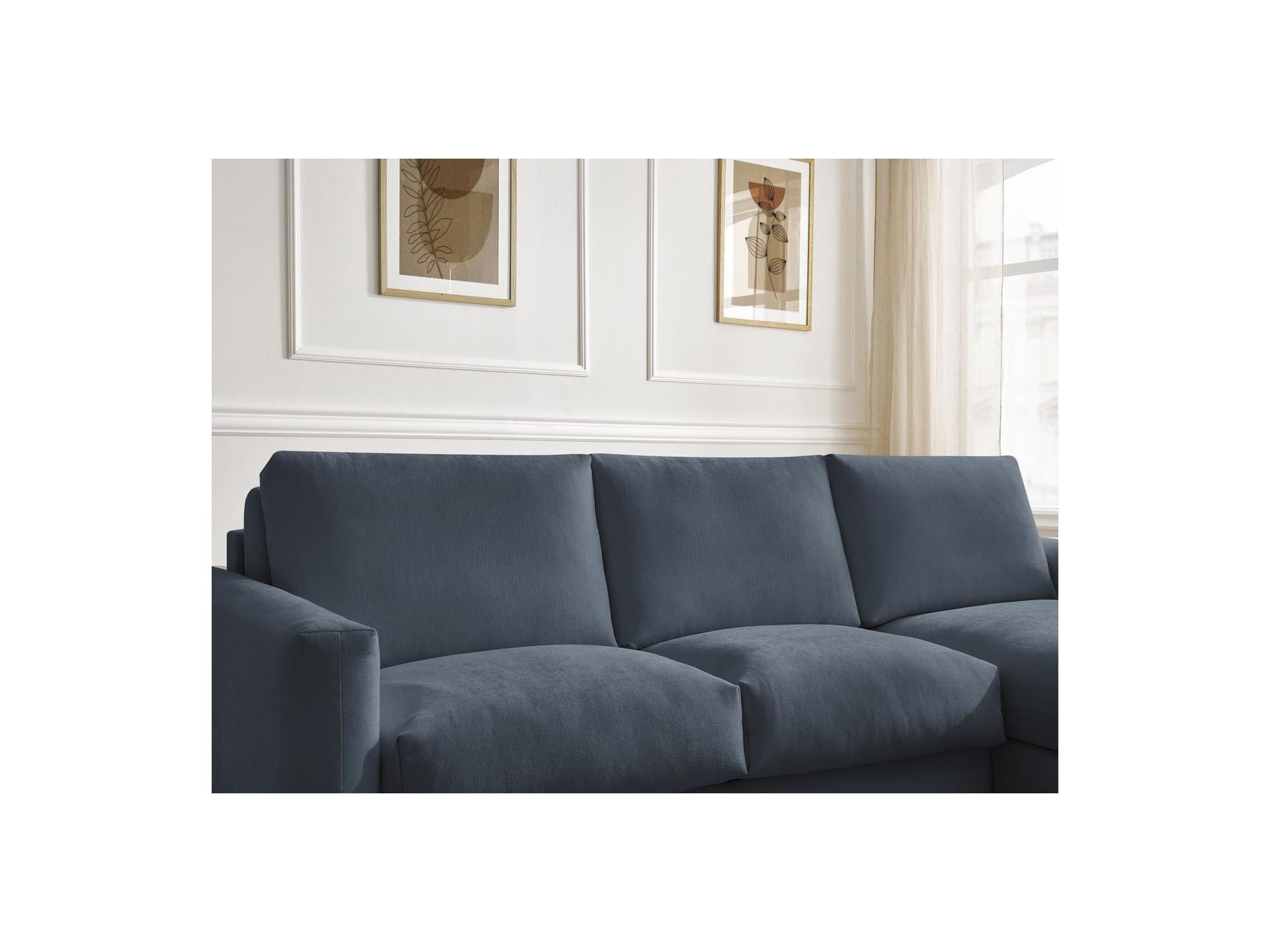 Cocoone - Canapé D'Angle Réversible Convertible Nouveau Ouverture Express - Tissu Lisse
