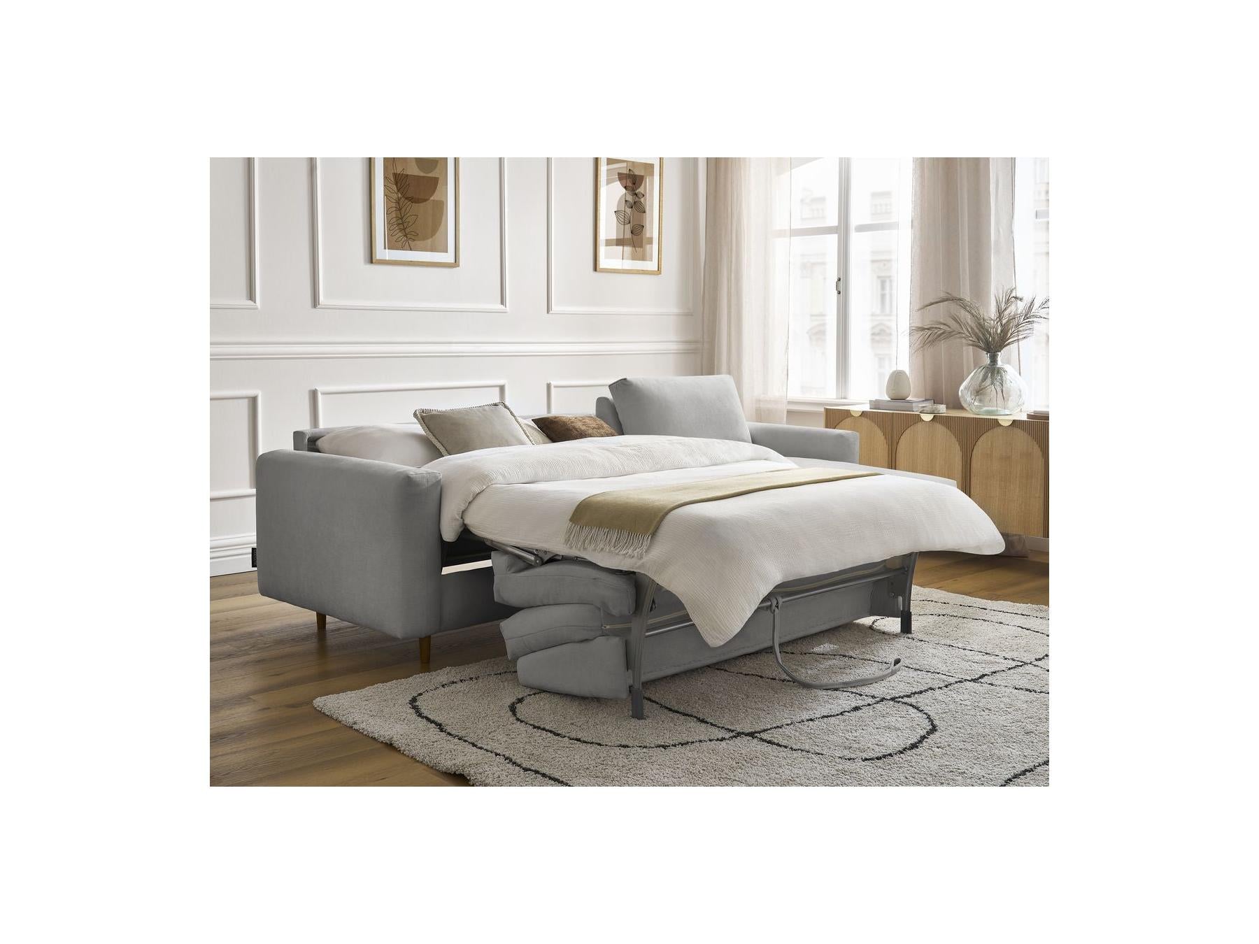 Cocoone - Canapé D'Angle Réversible Convertible Nouveau Ouverture Express - Tissu Lisse
