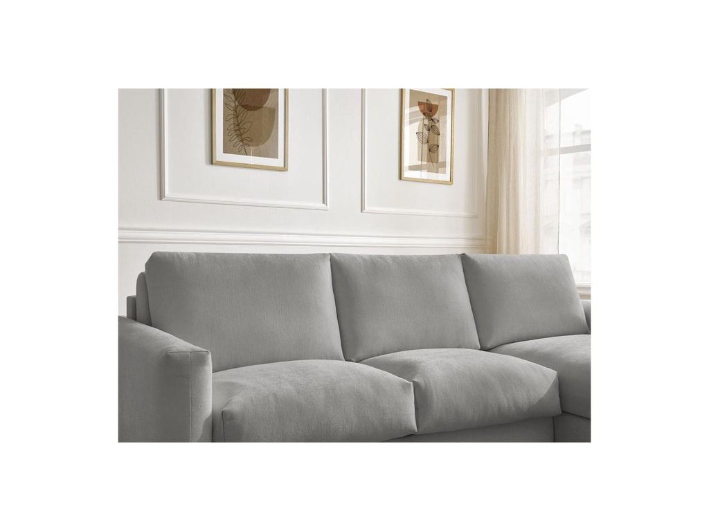 Cocoone - Canapé D'Angle Réversible Convertible Nouveau Ouverture Express - Tissu Lisse
