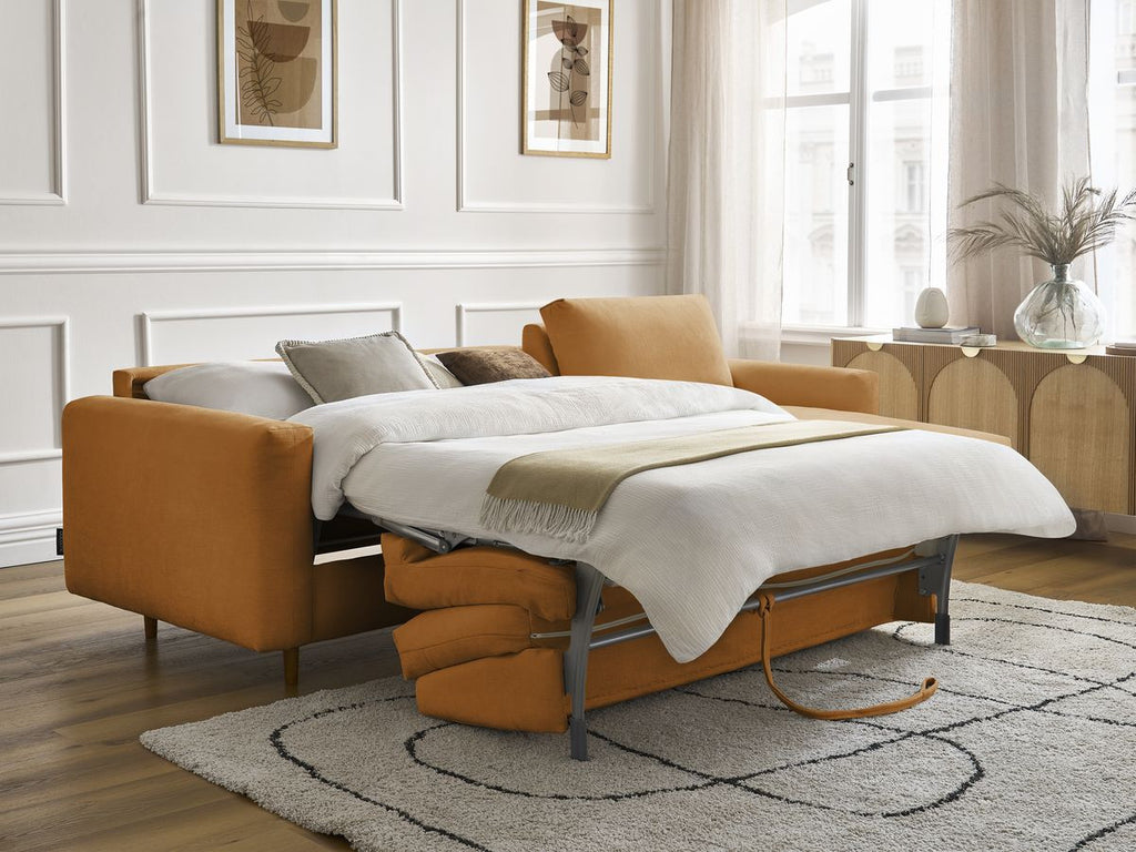 Cocoone - Canapé D'Angle Réversible Convertible Nouveau Ouverture Express - Tissu Lisse