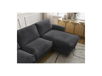 Cocoone - Canapé D'Angle Réversible Convertible Nouveau Ouverture Express - Tissu Lisse